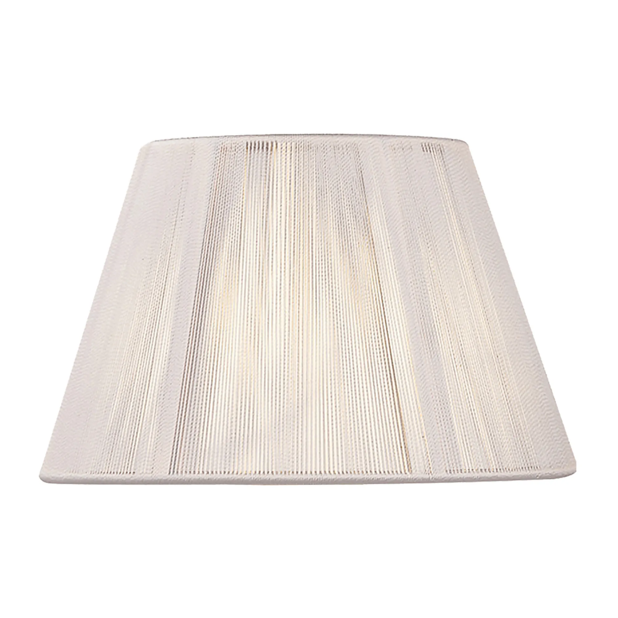 MS050  Silk 40cm String Shade Ivory White